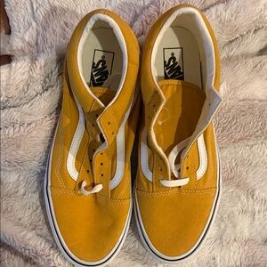 Vans Yellow and White Sneakers